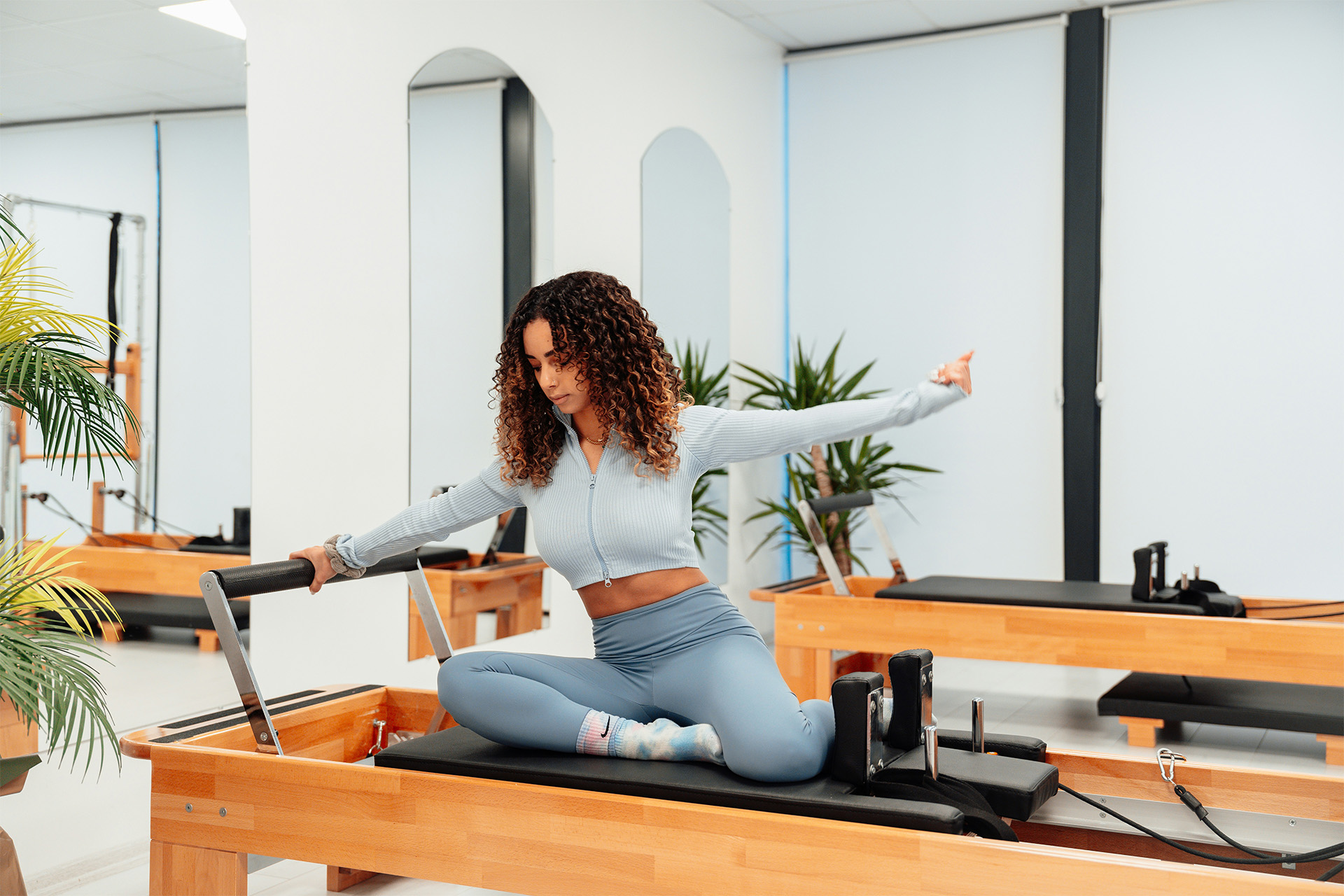 The calm Aurora wellness environment